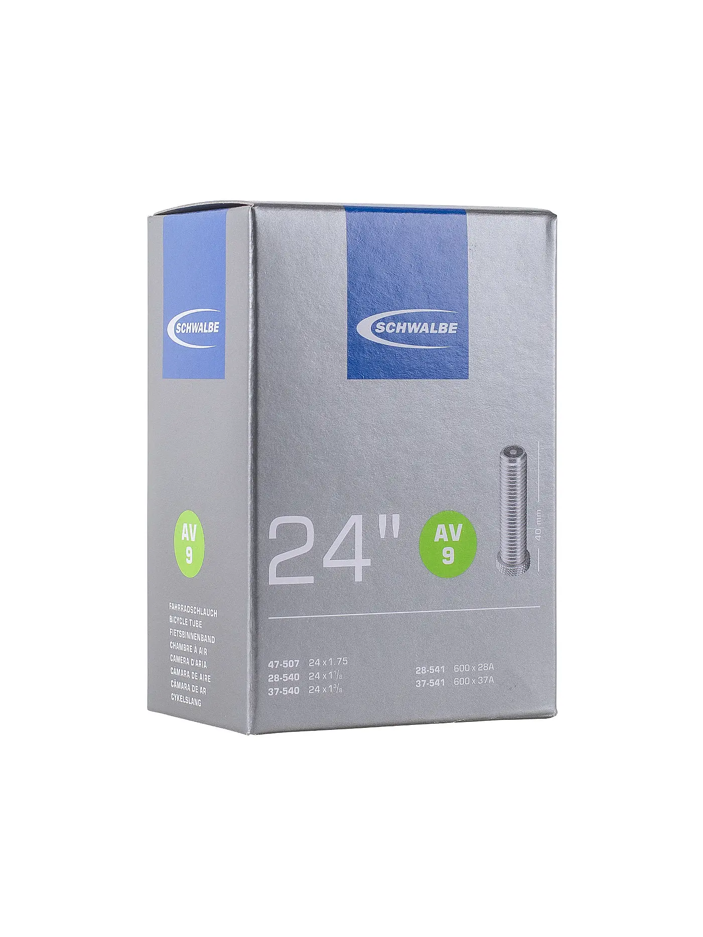 SCHWALBE | Fahrradschlauch Nr.9 AV40 (24") | 